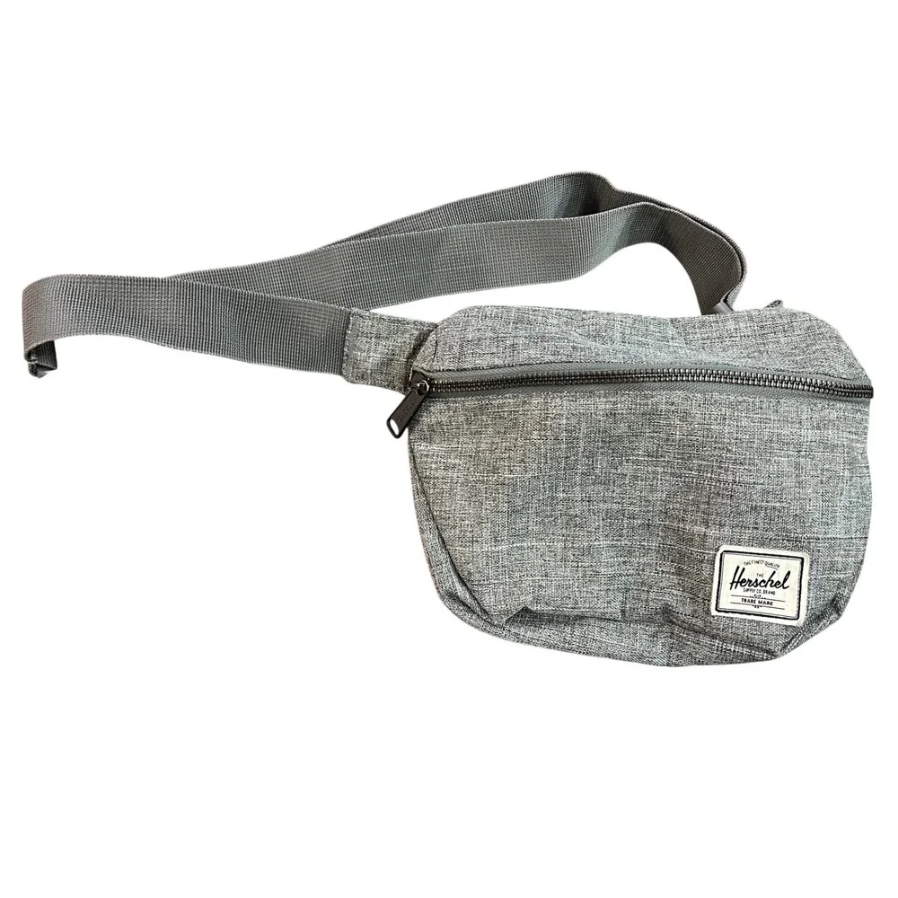 Herschel Supply Co Fanny Pack‎ Belt Bag Gray Travel Crossbody Adjustable Strap